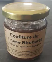 Confiture de fraise rhubarbe