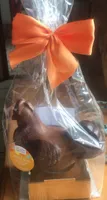 Poule en Chocolat au lait et au chocolat noir