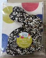 Tablette bio façon mendiant chocolat noir