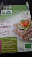 Pain azyme au froment