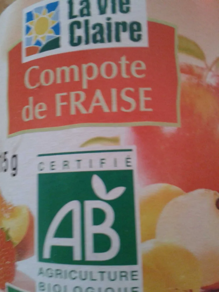 Compote de fraise