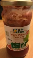 Purée pomme cranberry