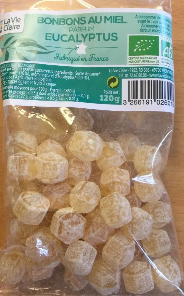 Bonbon au miel parfum Eucalyptus