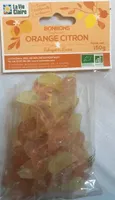 Bonbons parfums orange citron