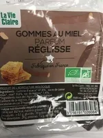 Gomme au miel et reglisse