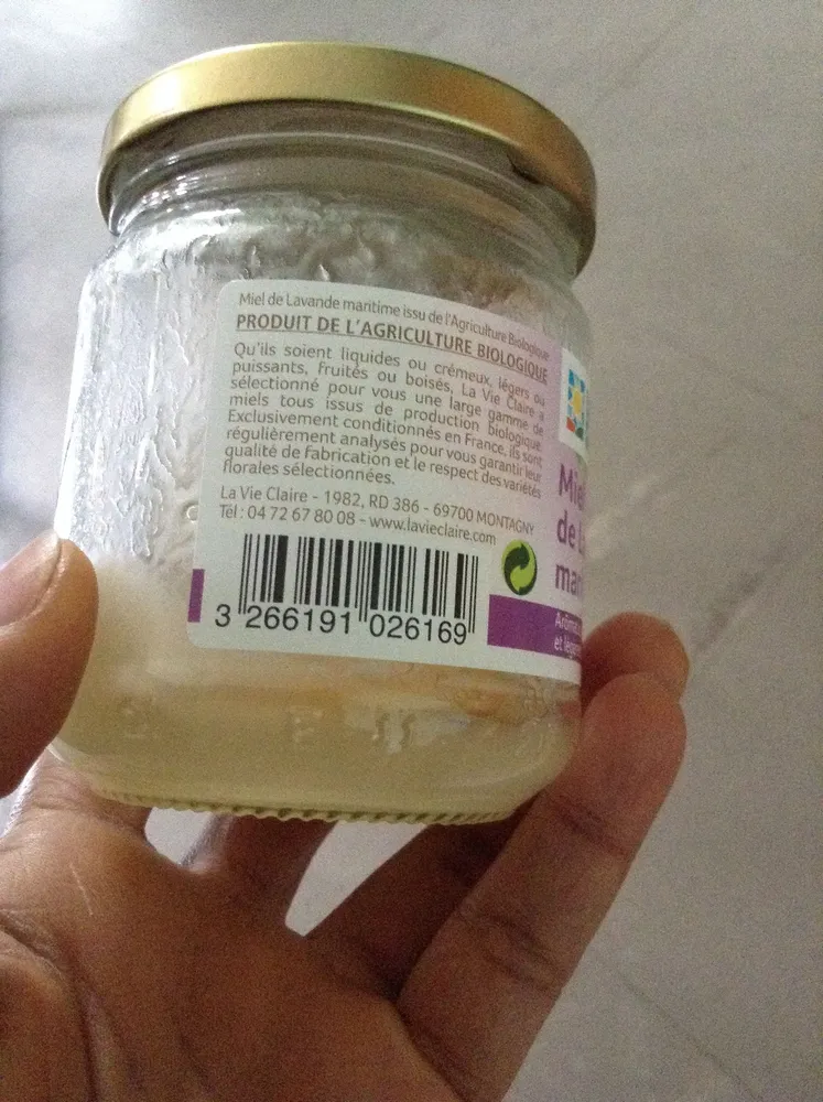 Miel de Lavande maritime