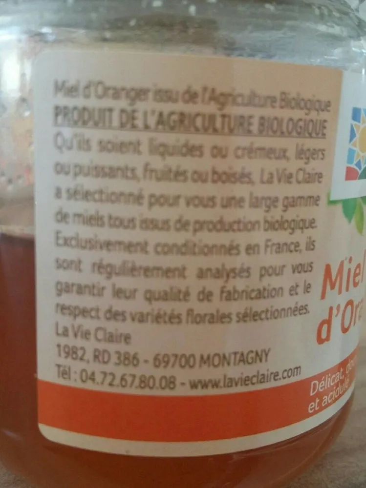 Miel d'oranger