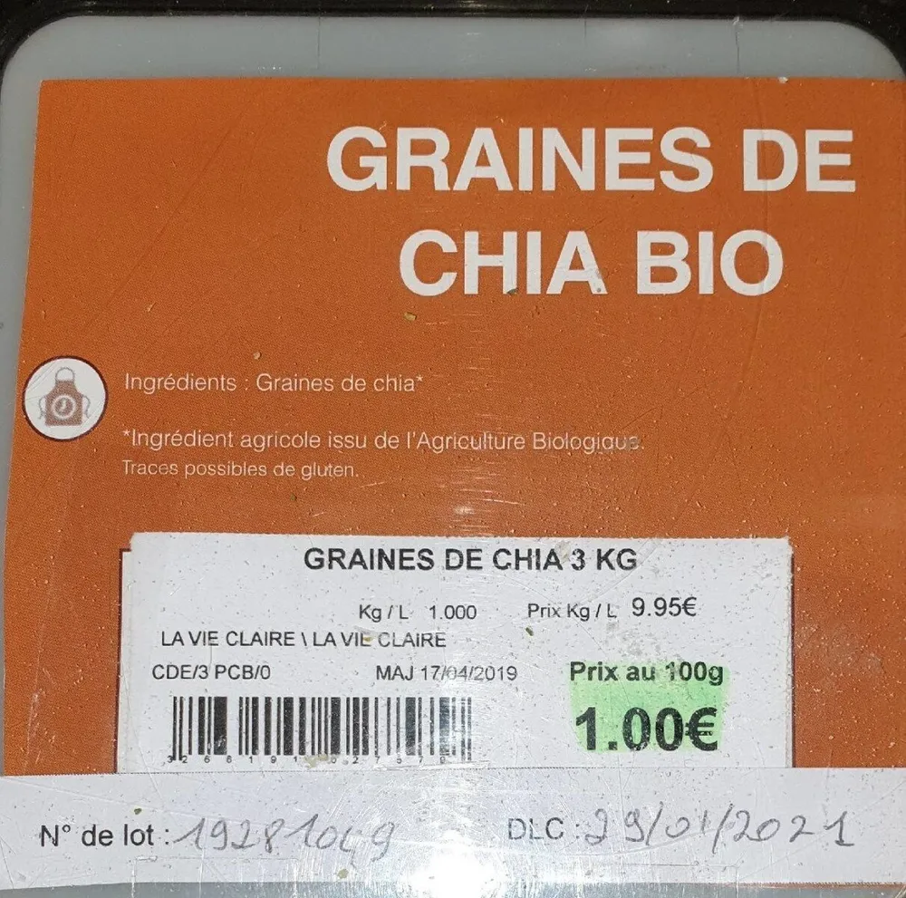 Graines de chia bio