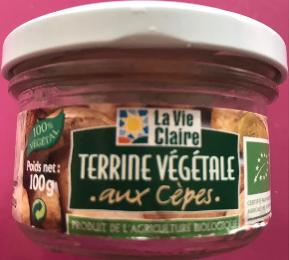 Terrine végétale aux cèpes