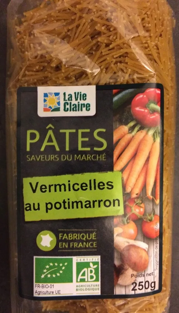 Vermicelles au Potimarron