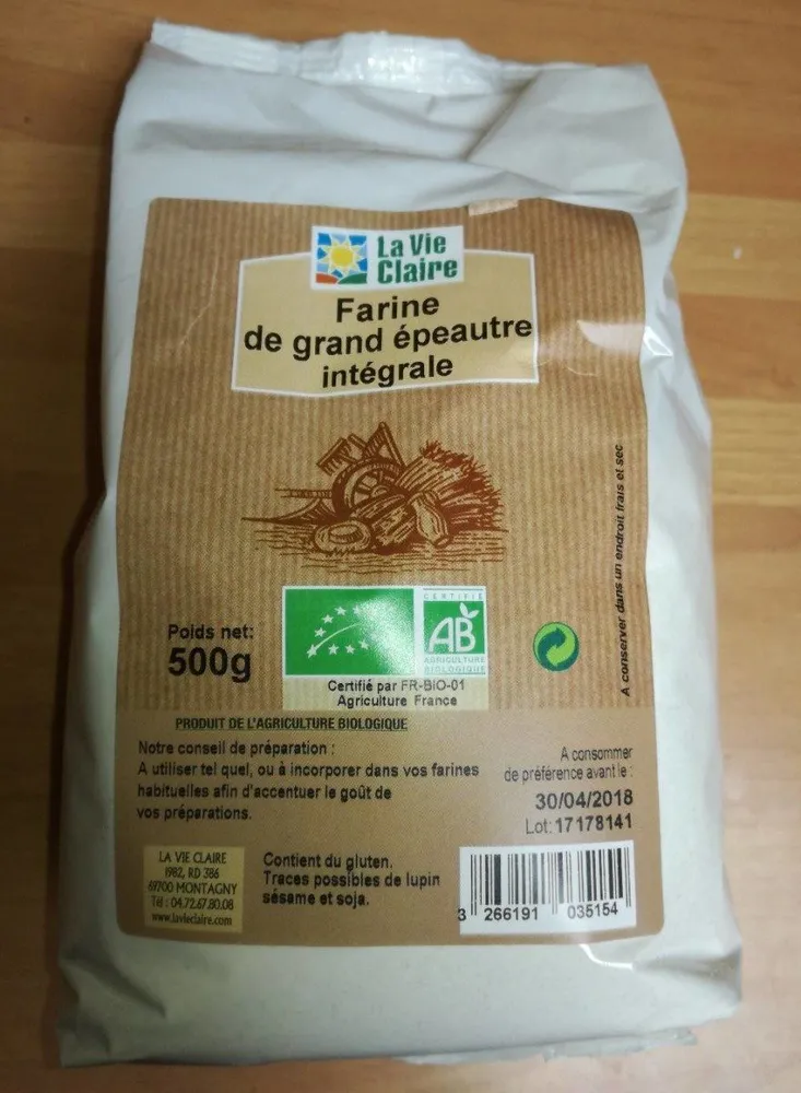 Farine de grand épeautre integrale