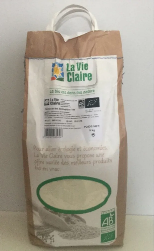 Farine de blé biologique T65