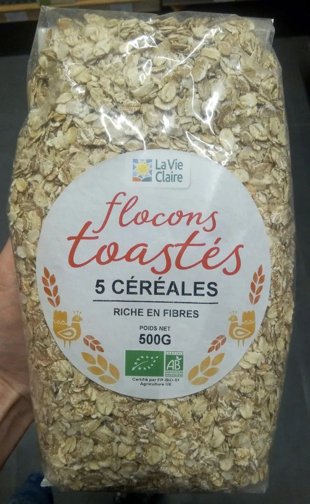 Flocons toastés 5 céréales