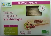 Tartines craquantes à la châtaigne