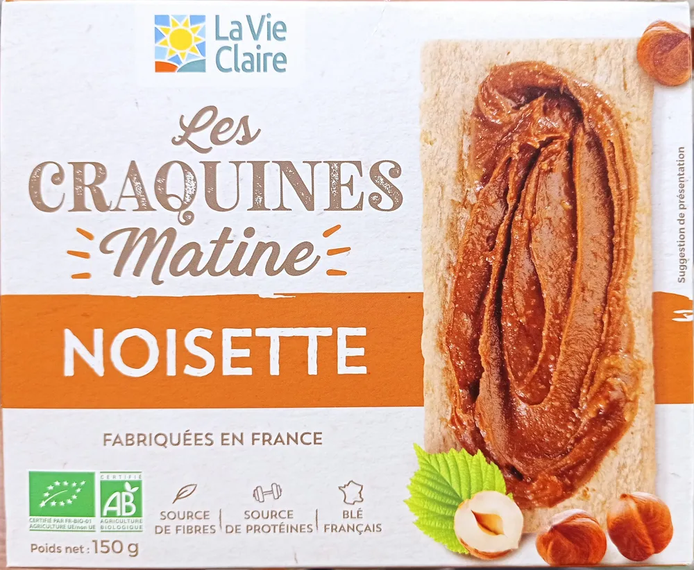 Les craquines matine noisette