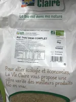 Riz thaï complet