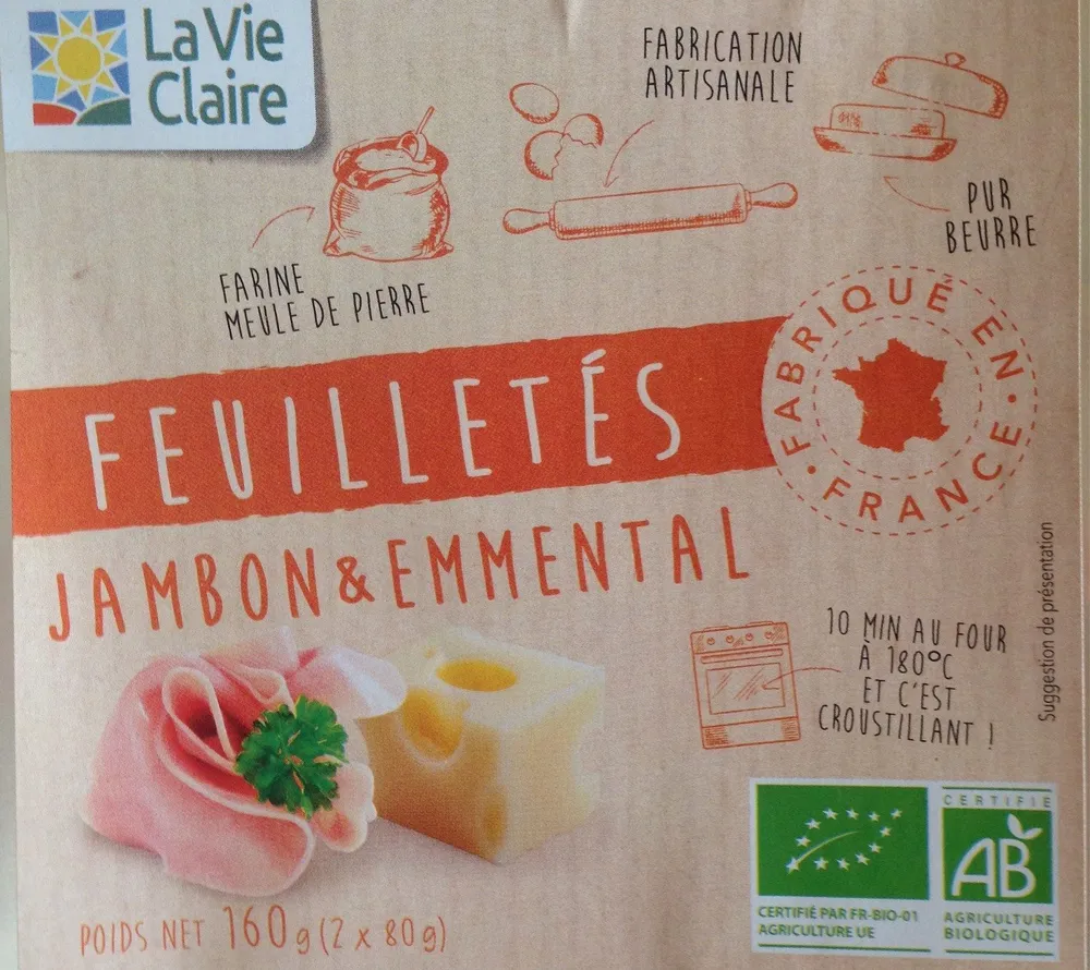 Feuilletés Jambon & Emmental