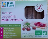Tartines craquantes multi-céréales
