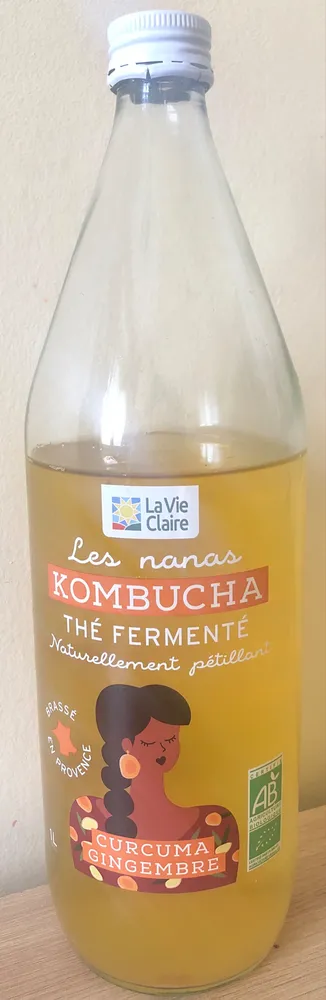 Kombucha Curcuma-Gingembre