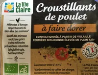 Croustillants de poulet à faire dorer