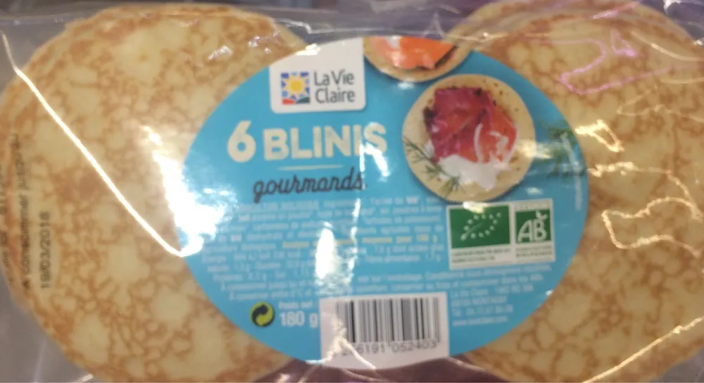 6 Blinis gourmands