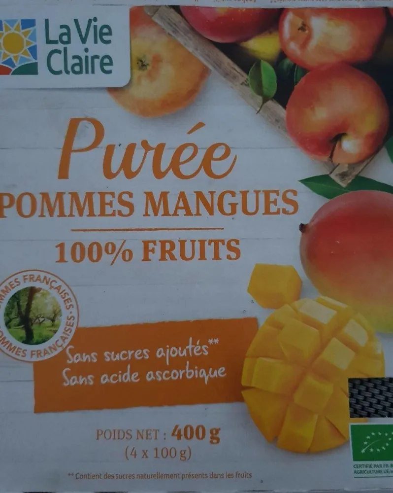 Purée pommes mangue
