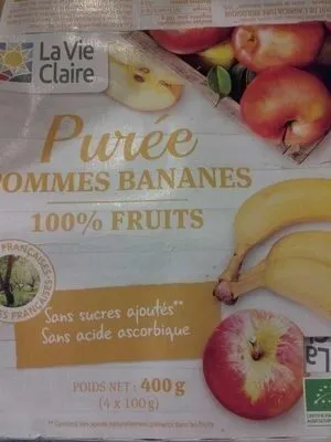 Purée Pommes Bananes 100% Fruits