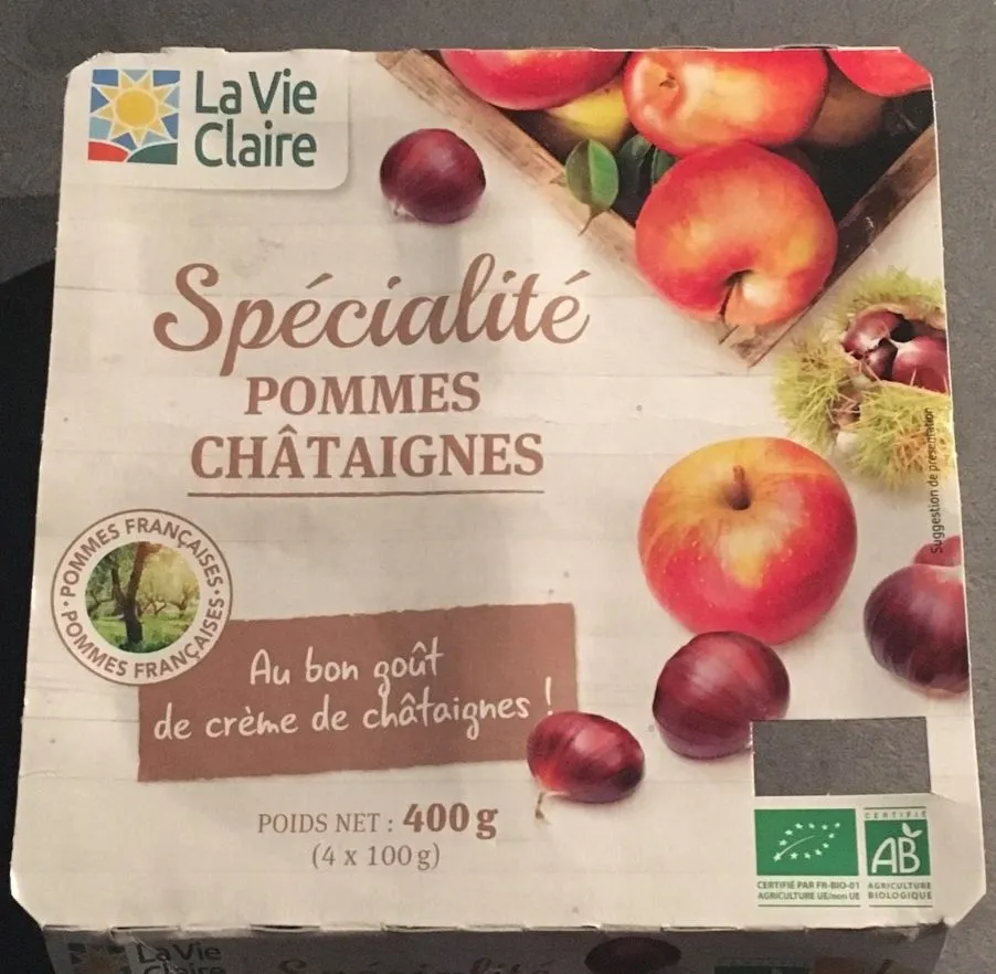 Compote spécialité Pommes - Chataignes