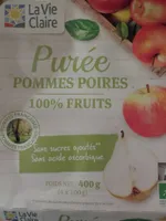 Purée pommes poires 100% fruits