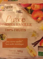Purée pommes vanille