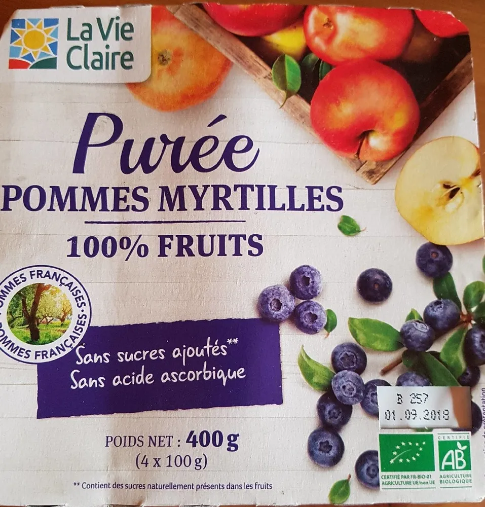 Purée Pommes Myrtilles