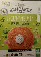 Pancake de légumineuses aux pois casses