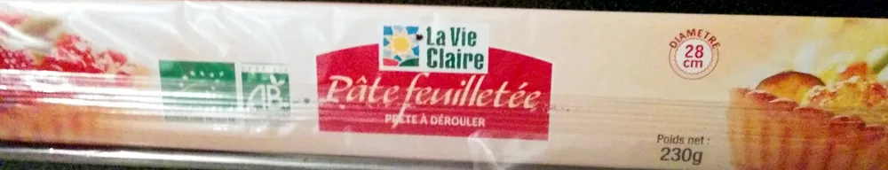 Pâte feuilletée La Vie Claire