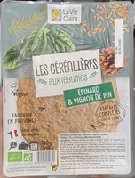 Galettes de céréales aux épinards et pignons de pin