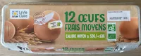 Oeufs frais moyens bio