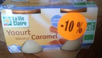 Yaourt saveur caramel