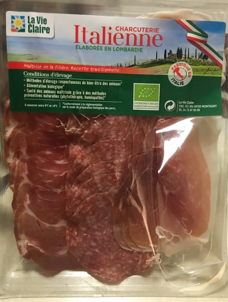 Charcuterie italienne élaborée en Lombardie