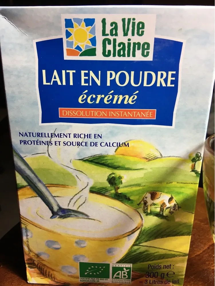 Lait en poudre écrémé
