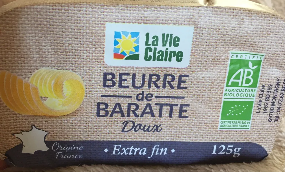 Beurre de baratte doux