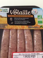Saucisses Natures de Volaille Bio