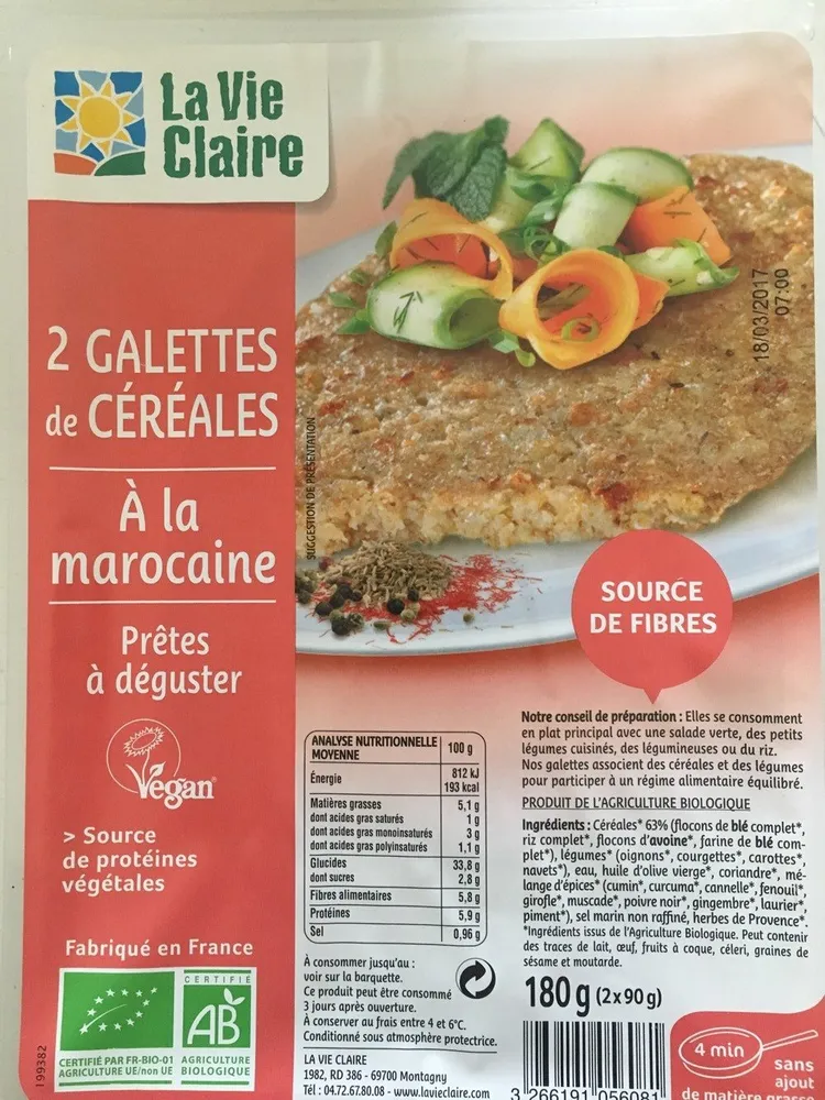 Galettes de céréales marocaines