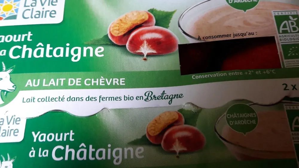 Yaourt à la châtaigne
