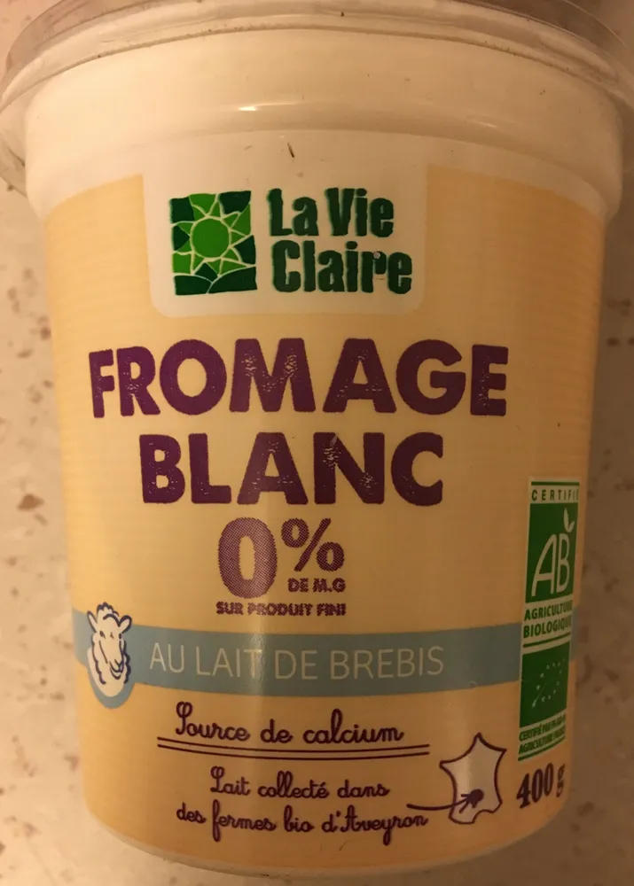 Fromage blanc 0% au lait de brebis