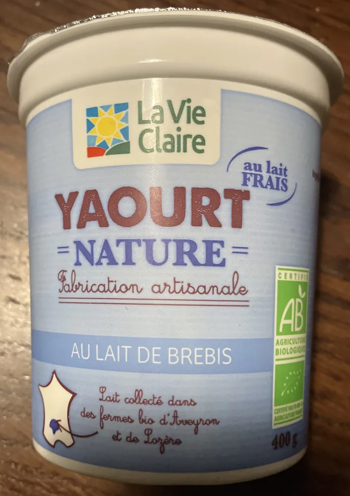 Yaourt Nature Fabrication Artisanale au Lait de Brebis