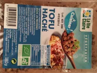 Tofu haché bio