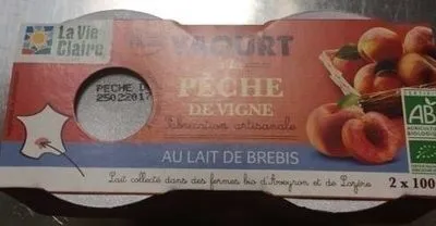 Yaourt à la Pêche De Vigne