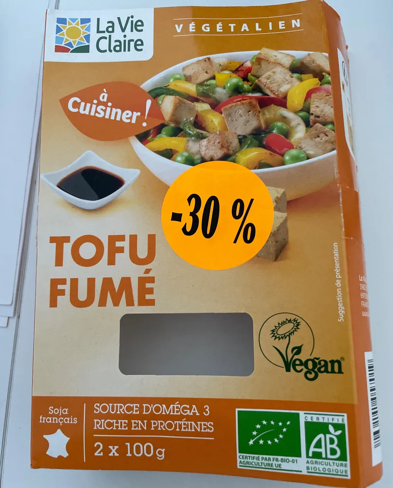 Tofu fumé