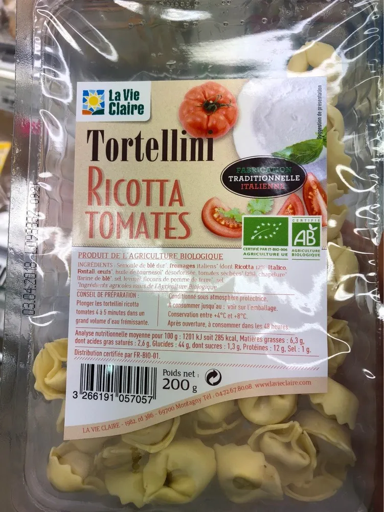 Tortellini - Ricotta tomates