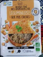 Mes Burger Légumineuses aux Pois Chiches