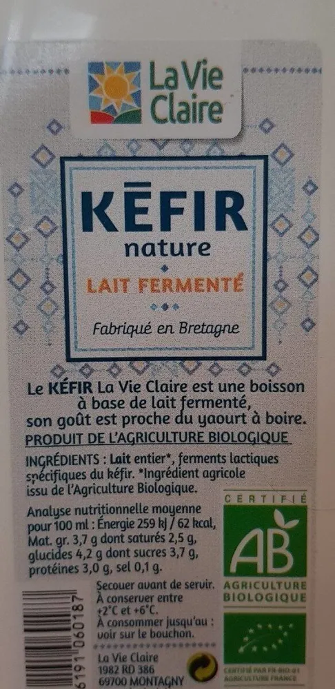Kéfir nature